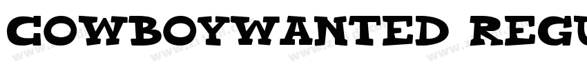 CowboyWanted Regular字体转换